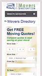 Mobile Screenshot of moversdirectory.com